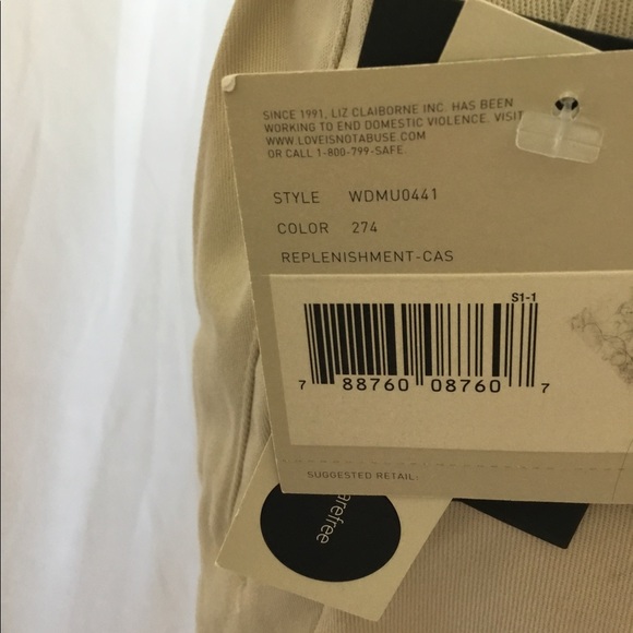 Liz Claiborne Kylie Straight Leg Pants NWT - Picture 4 of 13